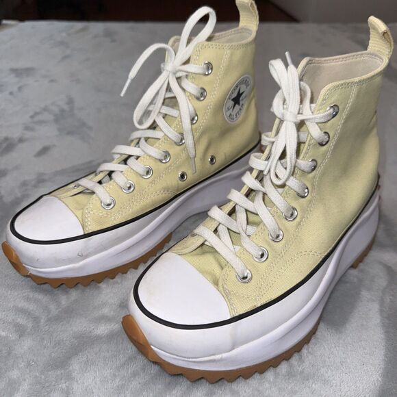 Converse Chuck Taylor All Star Lugged HI Lemon Drop A2132C Women Sz 8.5 Men 7 - Picture 2 of 12